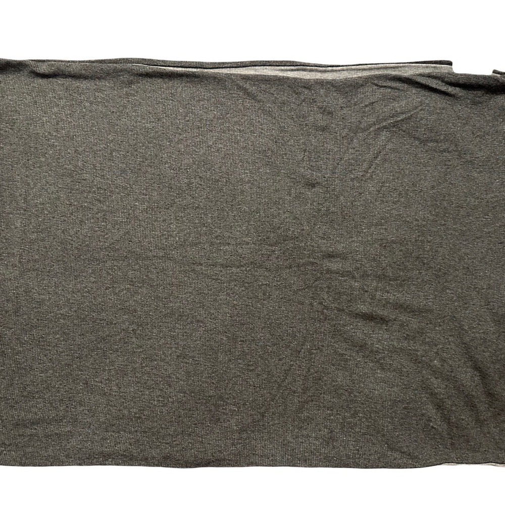 NWT Dorsey Helman Reversible Tubed Ribbed Gray Scarf